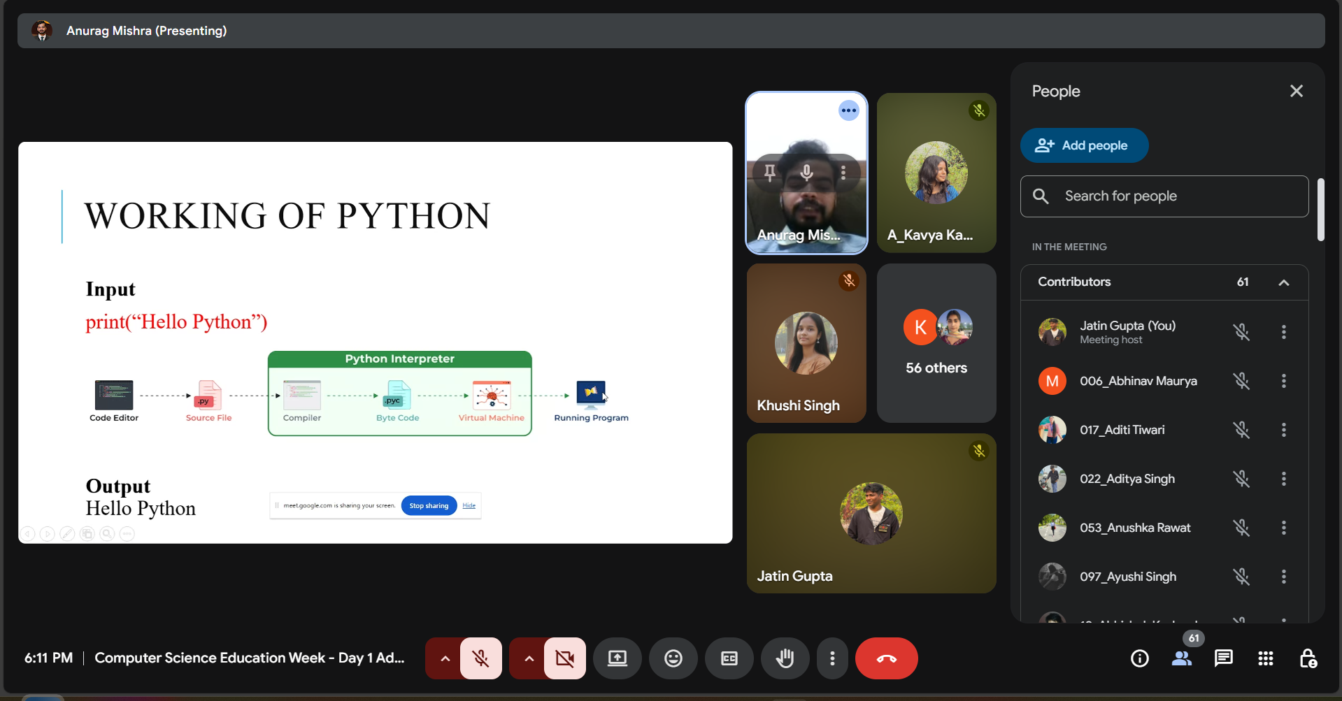 Participant Registration